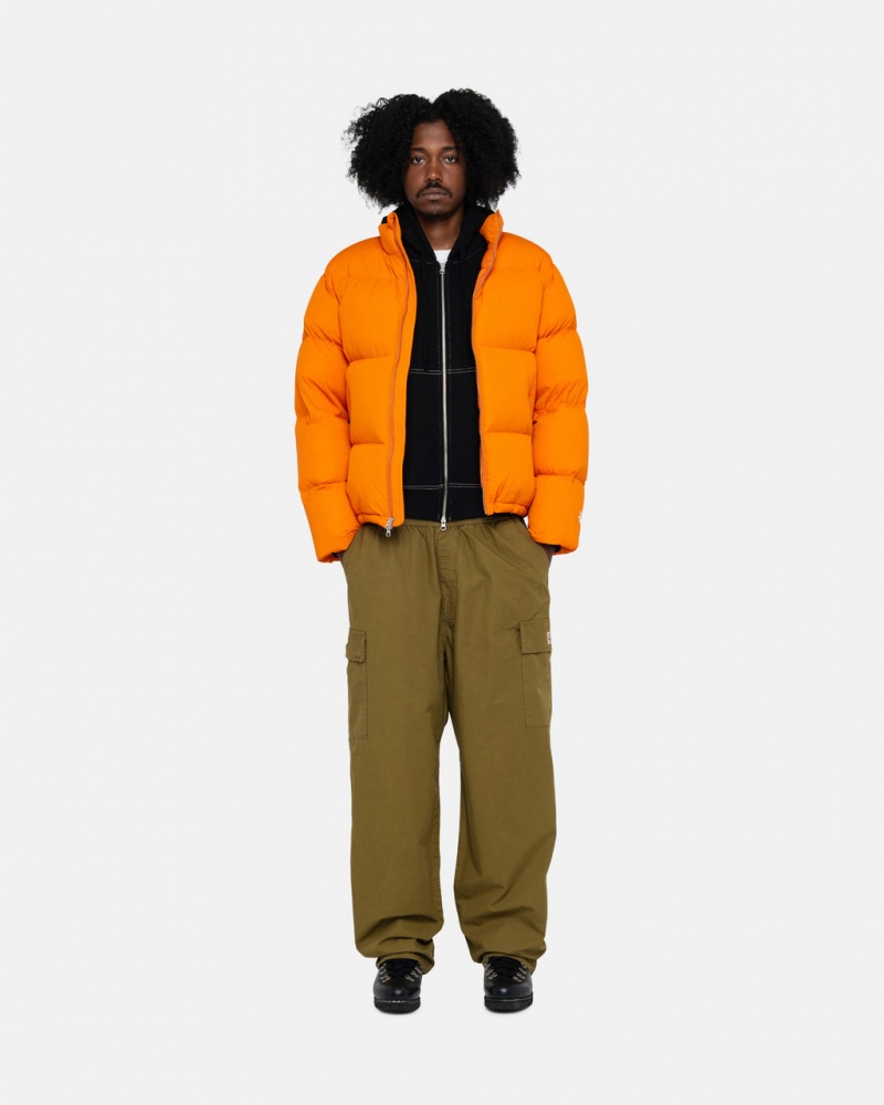 Stussy Down Puffer Nylon - Unisex Jackets Naranjas | UMXND24538