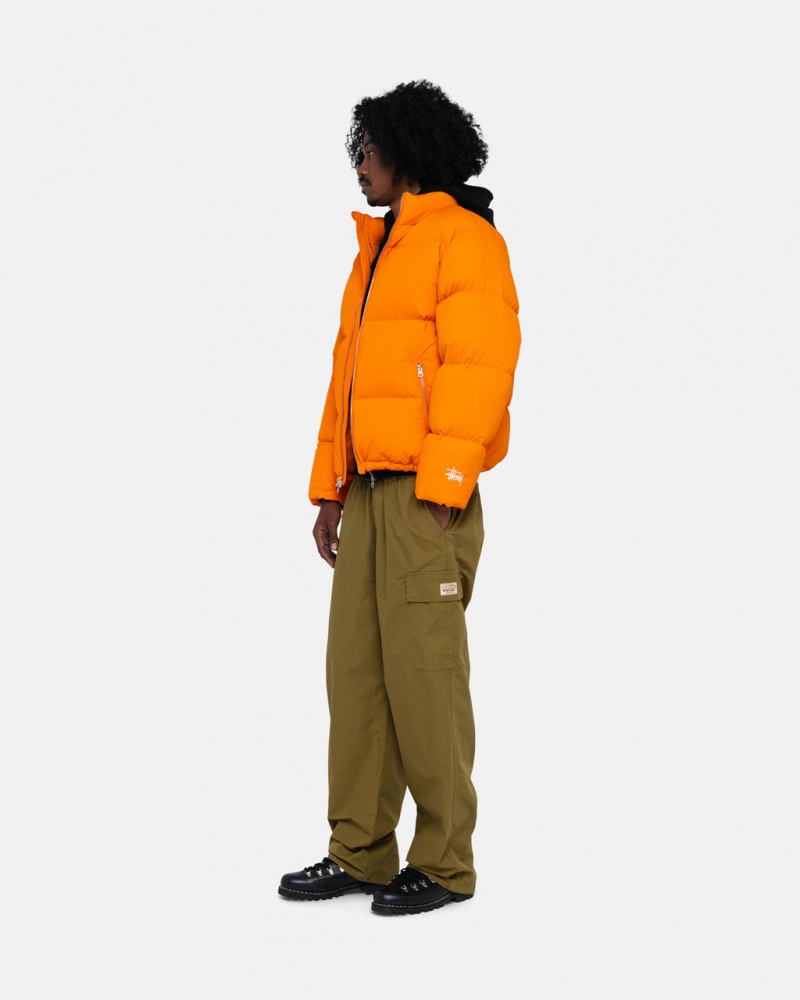 Stussy Down Puffer Nylon - Unisex Jackets Naranjas | UMXND24538