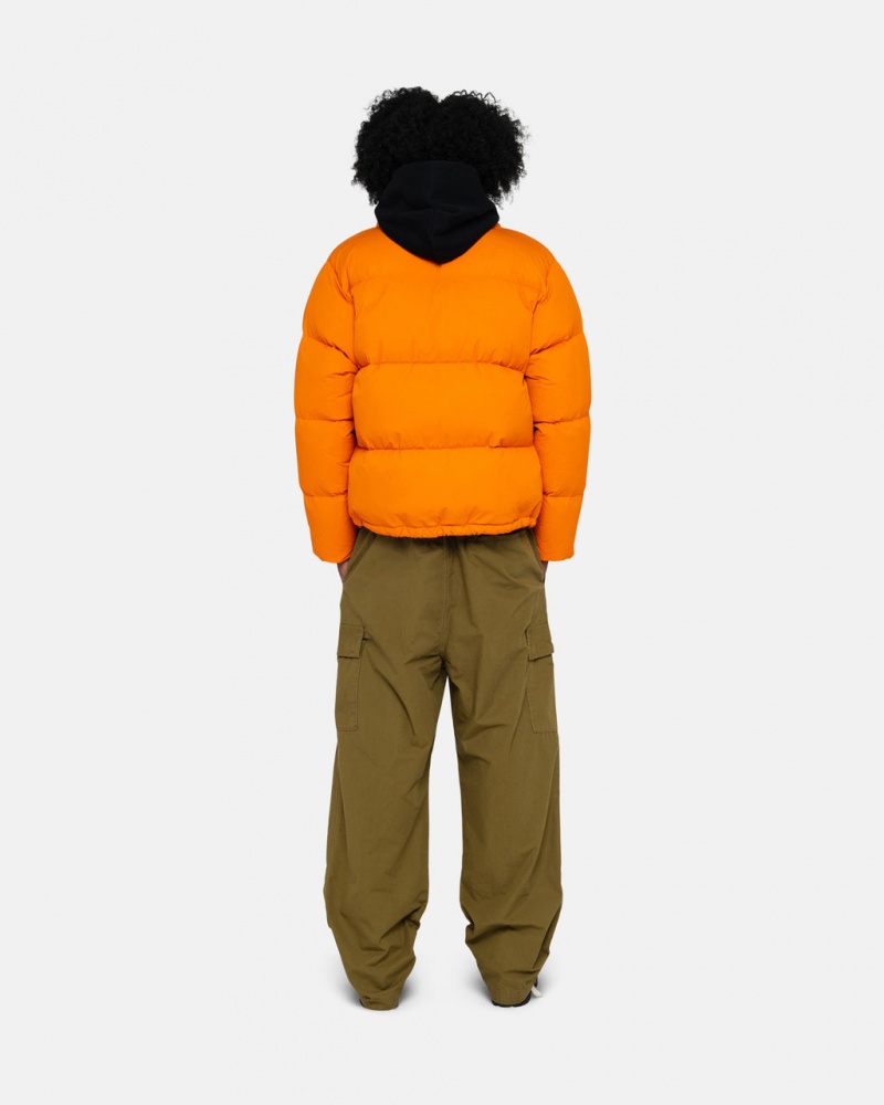 Stussy Down Puffer Nylon - Unisex Jackets Naranjas | UMXND24538