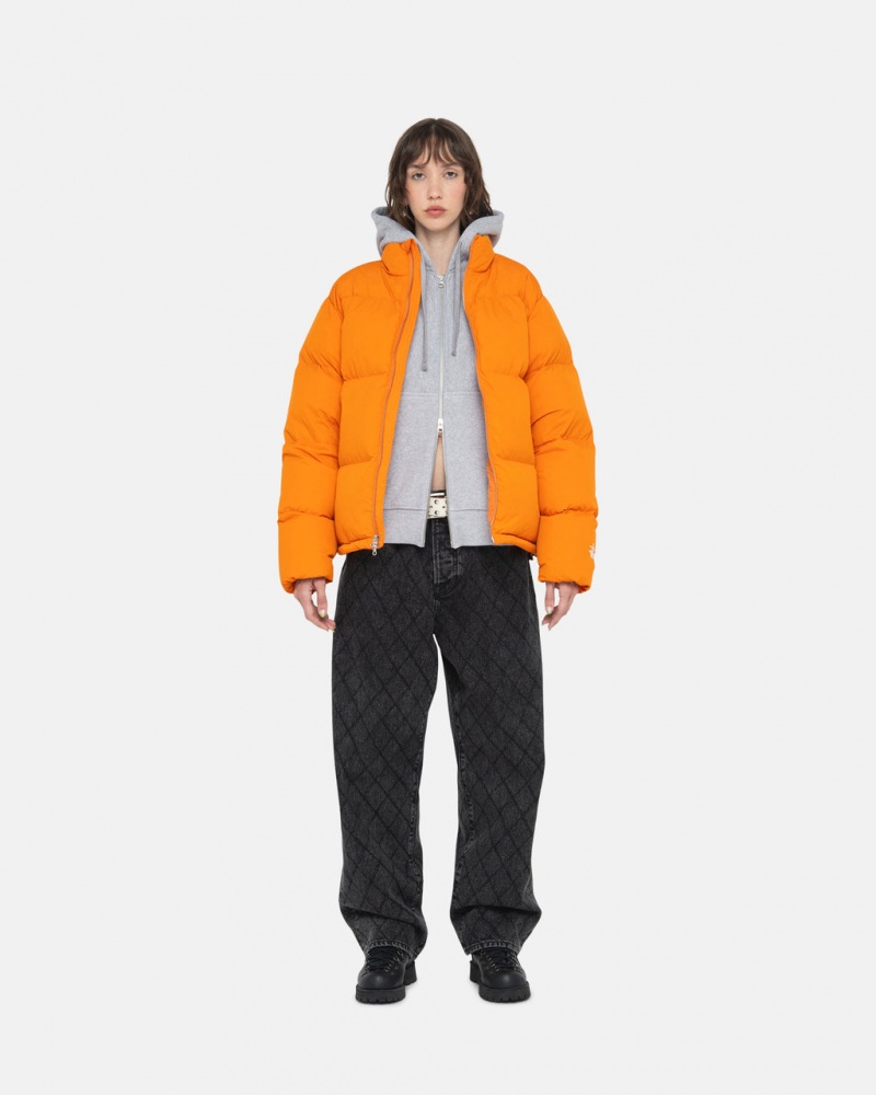 Stussy Down Puffer Nylon - Unisex Jackets Naranjas | UMXND24538