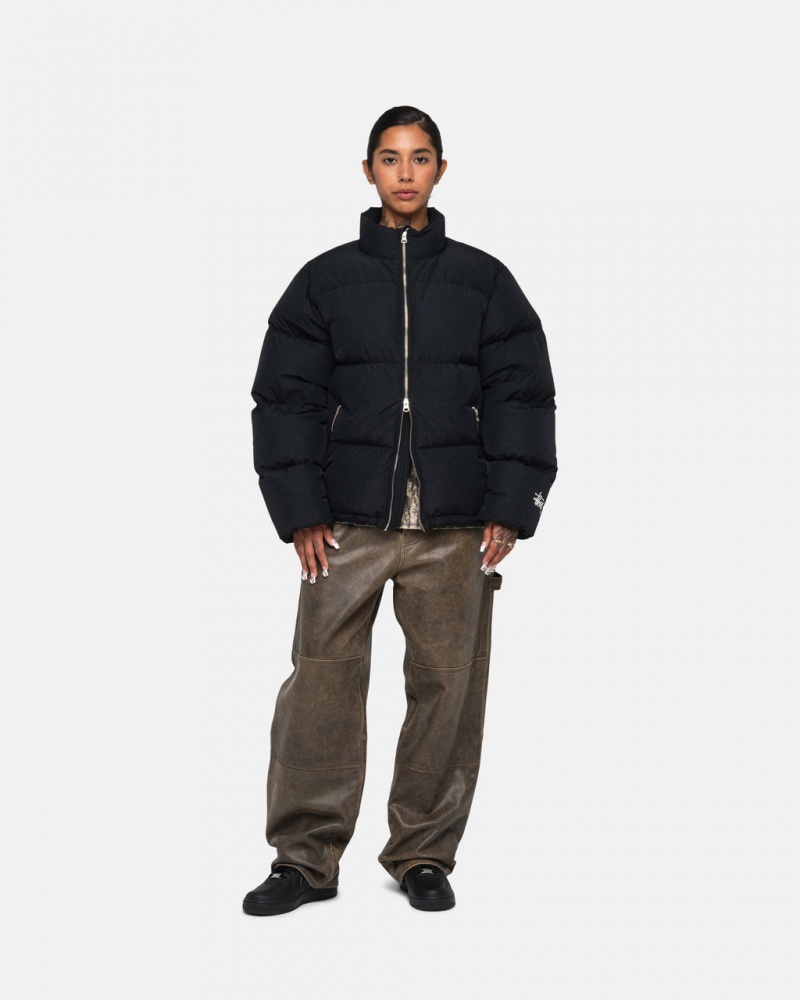 Stussy Down Puffer Nylon - Unisex Jackets Negros | MXJVR90887