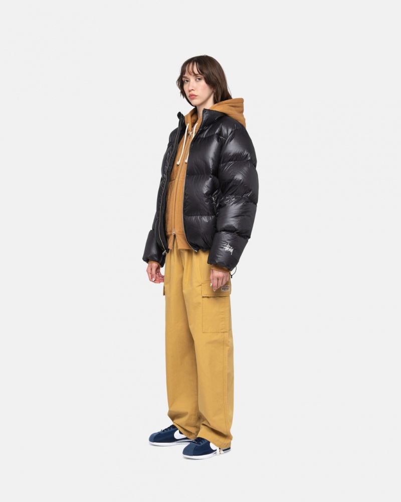 Stussy Down Puffer Parachute Ripstop - Unisex Jackets Grises | MXDFL12166