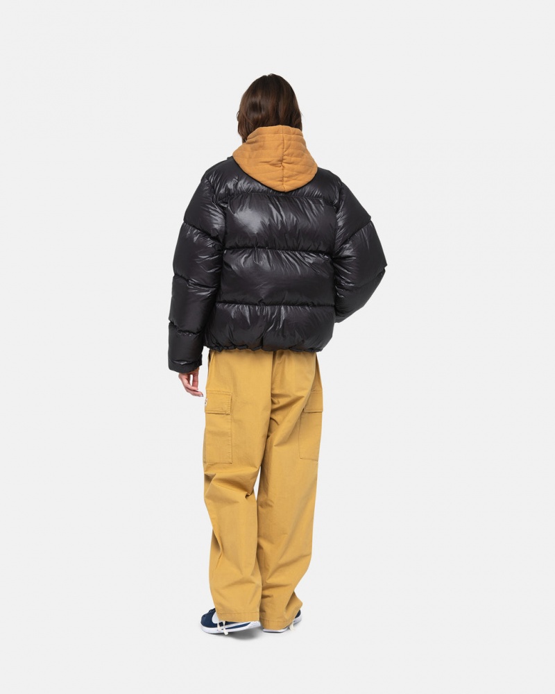 Stussy Down Puffer Parachute Ripstop - Unisex Jackets Grises | MXDFL12166