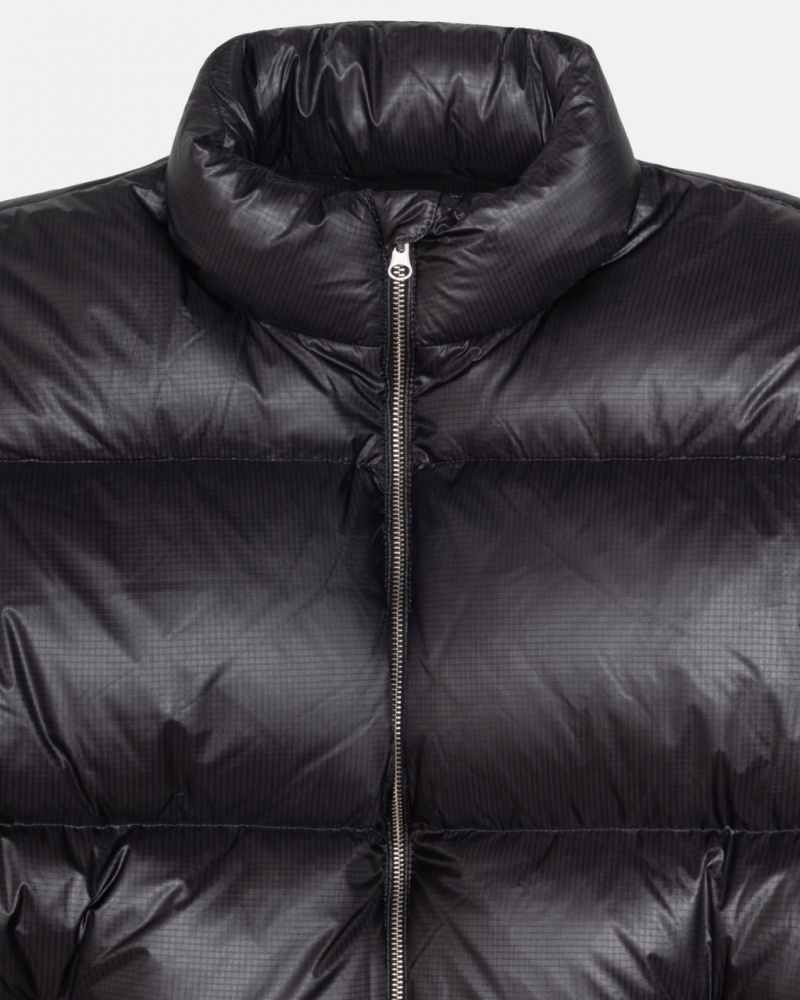 Stussy Down Puffer Parachute Ripstop - Unisex Jackets Grises | MXDFL12166