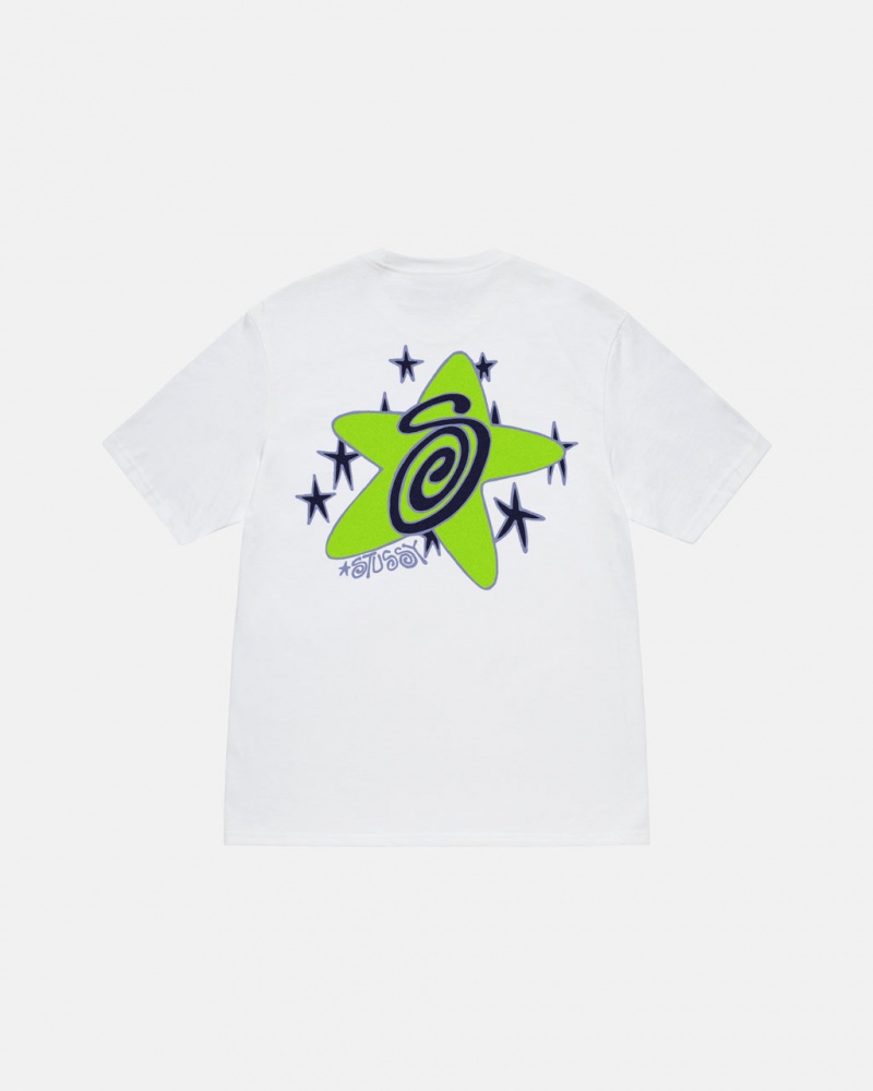 Stussy Galaxy Tee - Unisex Shortsleeve Blancos | MXCIF27594