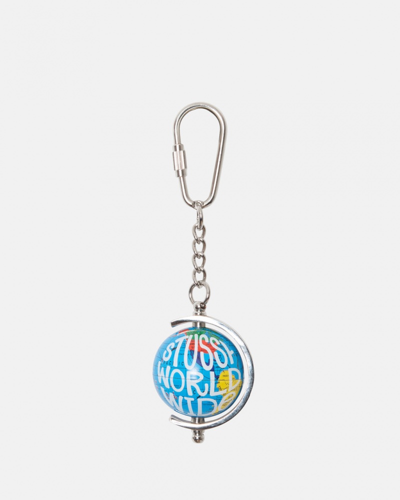 Stussy Globe Keychain - Key Chain Multicolor | MXIIZ99429