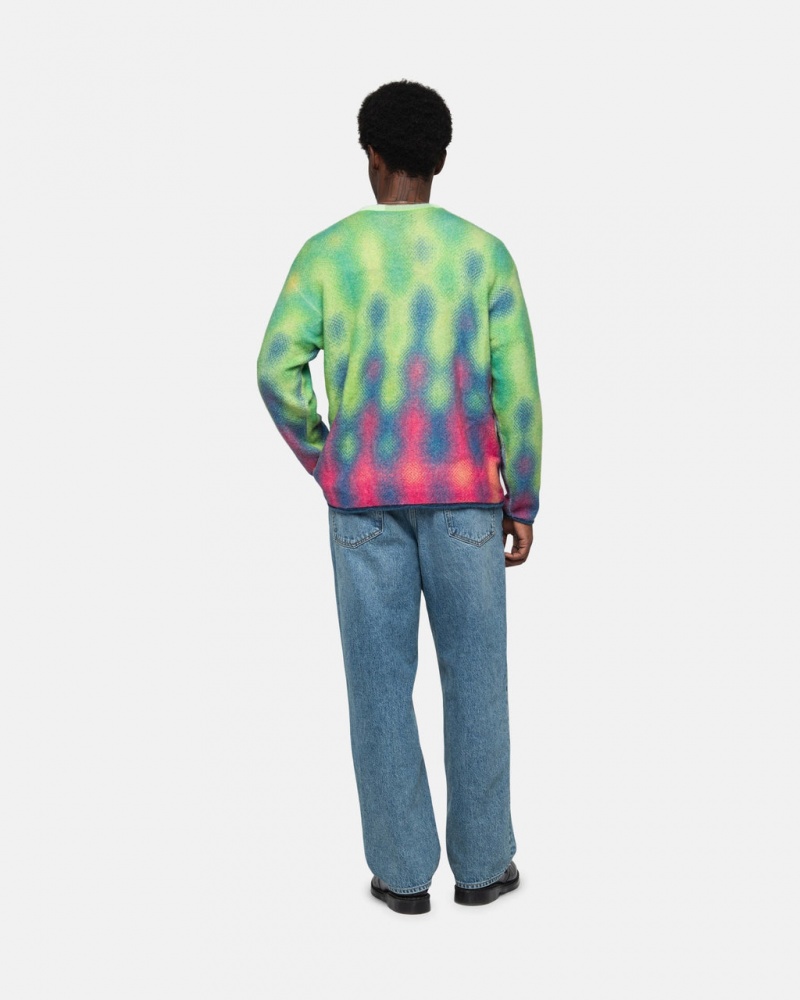 Stussy Gradient Dot Brushed Sueter - Unisex Sweaters Multicolor | MXEAH47606