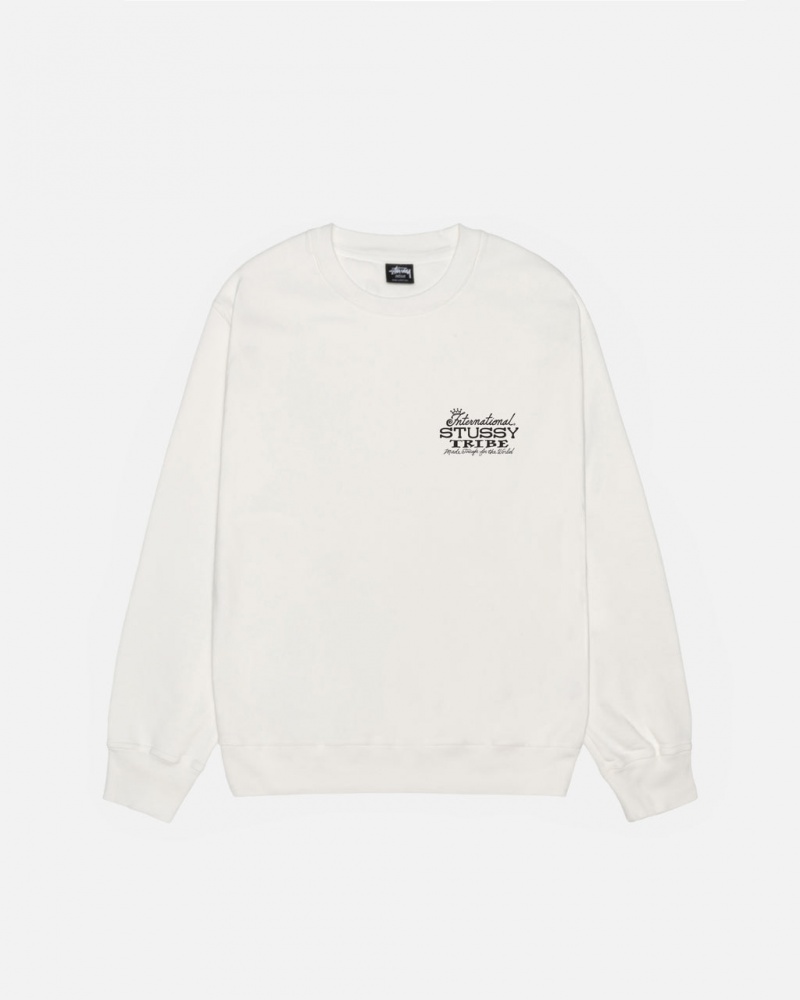 Stussy IST Crew Pigment Dyed - Unisex Hoodies Beige | UMXND70900