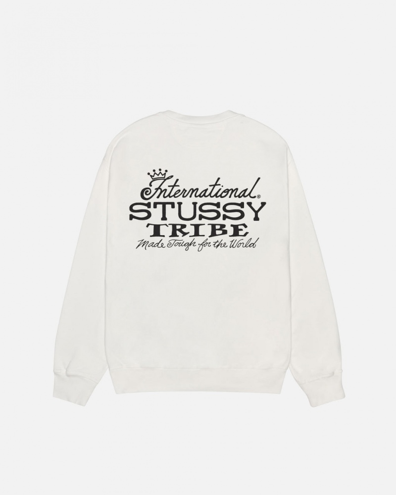 Stussy IST Crew Pigment Dyed - Unisex Hoodies Beige | UMXND70900