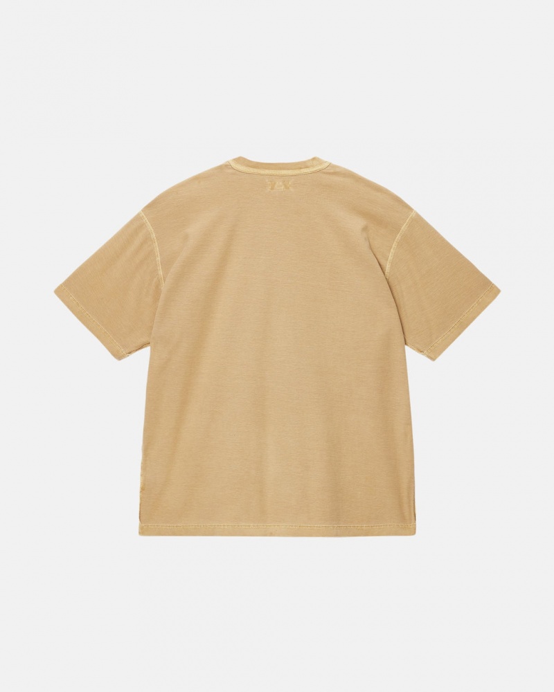 Stussy Lazy Tee - Unisex Longsleeve Dorados | MXNEJ45341