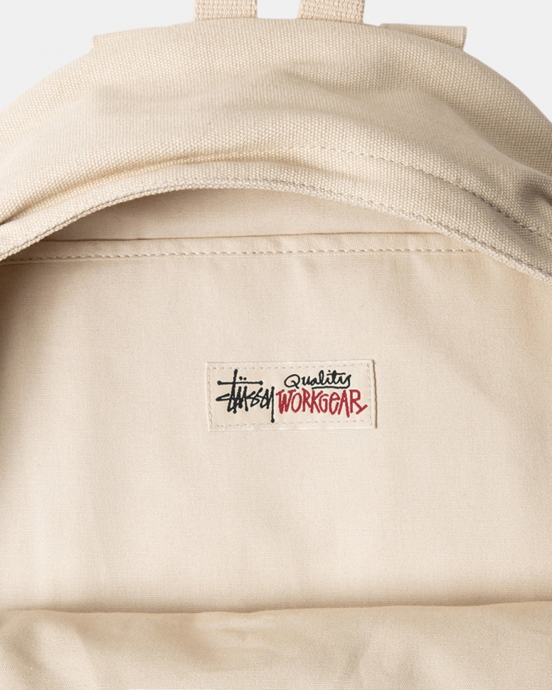 Stussy Lona Backpack - Unisex Bags Beige | MXNEJ87885