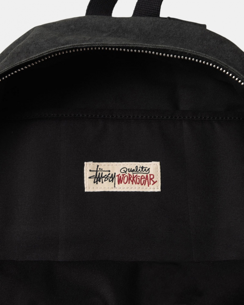 Stussy Lona Backpack - Unisex Bags Negros | TMXPQ46615