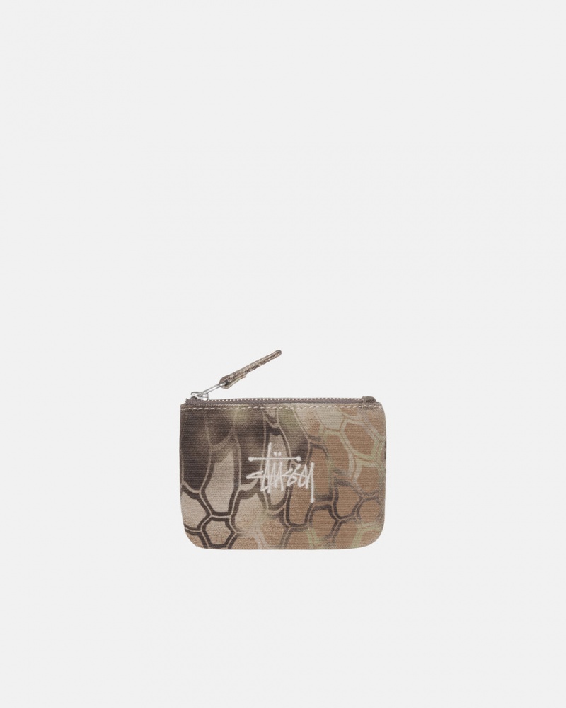 Stussy Lona Coin Pouch - Unisex Bags Grises | QMXWA87165