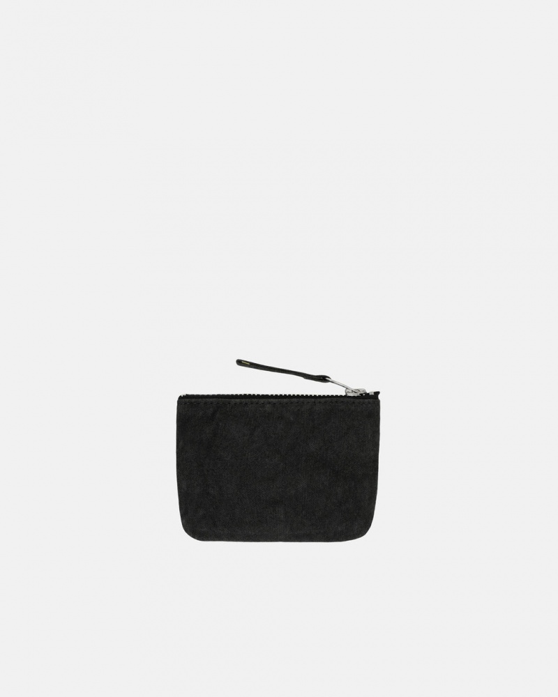 Stussy Lona Coin Pouch - Unisex Bags Negros | BMXSD77116