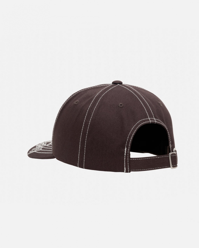 Stussy Low Pro Basic Stitch Strapback - Unisex Marrom | UMXTG28638