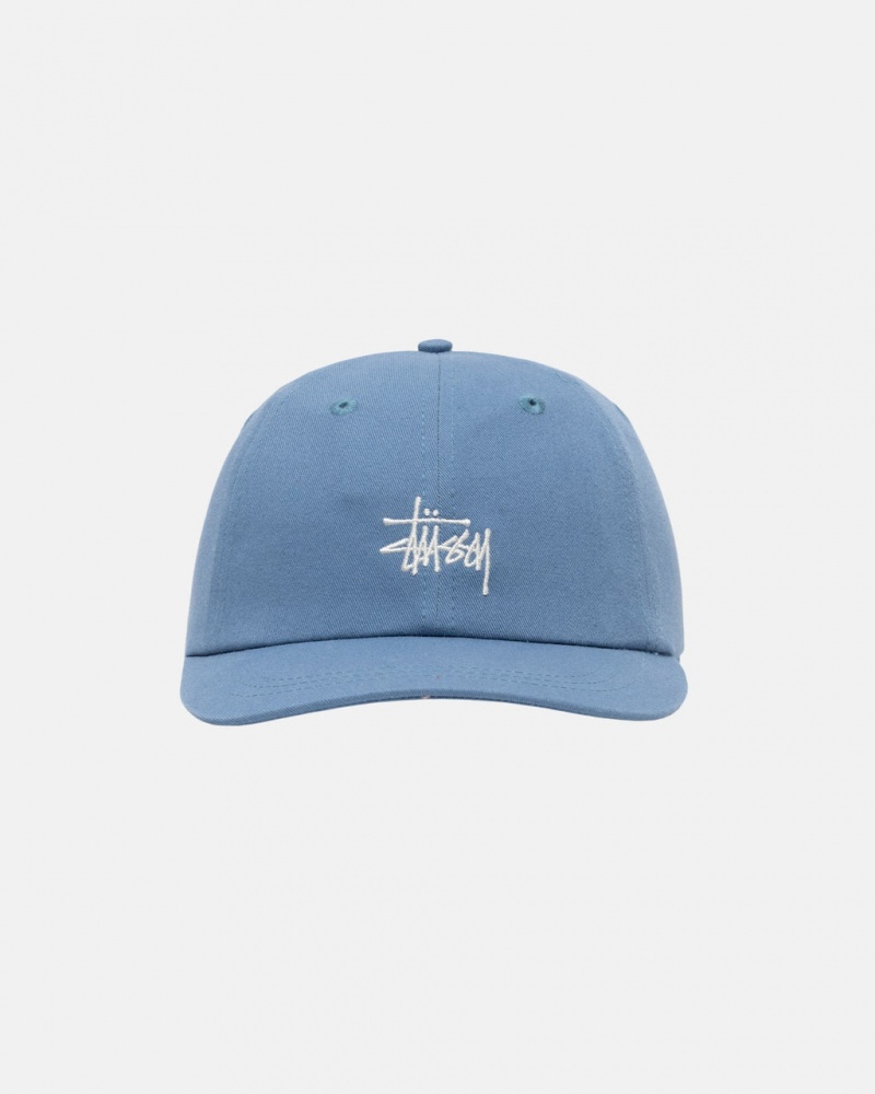 Stussy Low Pro Basic Stock Strapback - Unisex Azules | LMXSX84774