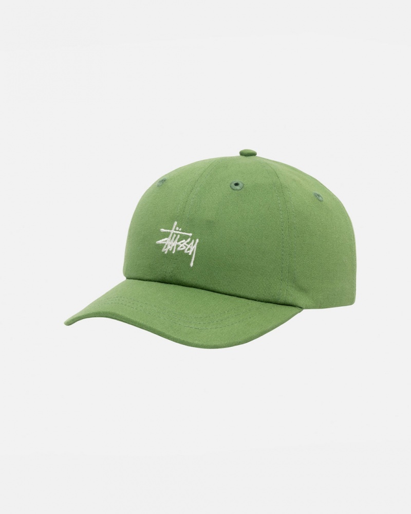 Stussy Low Pro Basic Stock Strapback - Unisex Verdes | PMXER48412