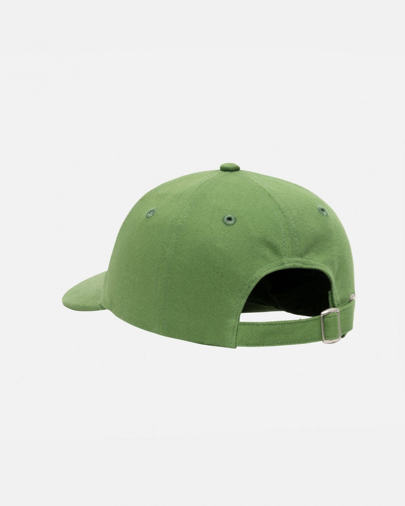 Stussy Low Pro Basic Stock Strapback - Unisex Verdes | PMXER48412