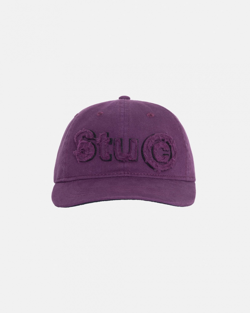 Stussy Low Pro Copyright Applique Strapback - Unisex Morados | ZMXNQ93916