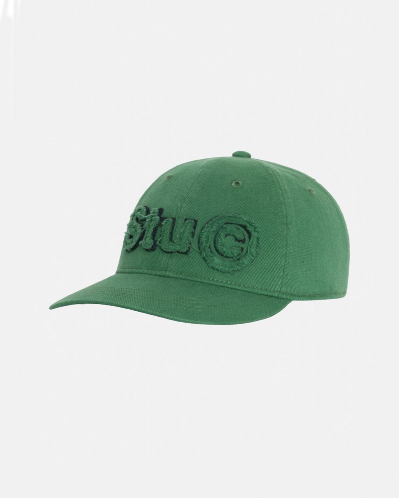 Stussy Low Pro Copyright Applique Strapback - Unisex Verdes | YMXGT41372