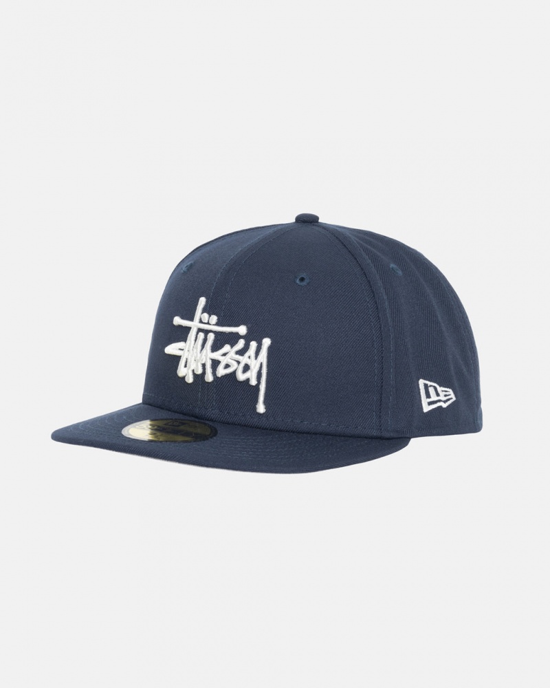 Stussy New Era 59Fifty Authentic - Unisex Azul Marino | TMXWZ17114