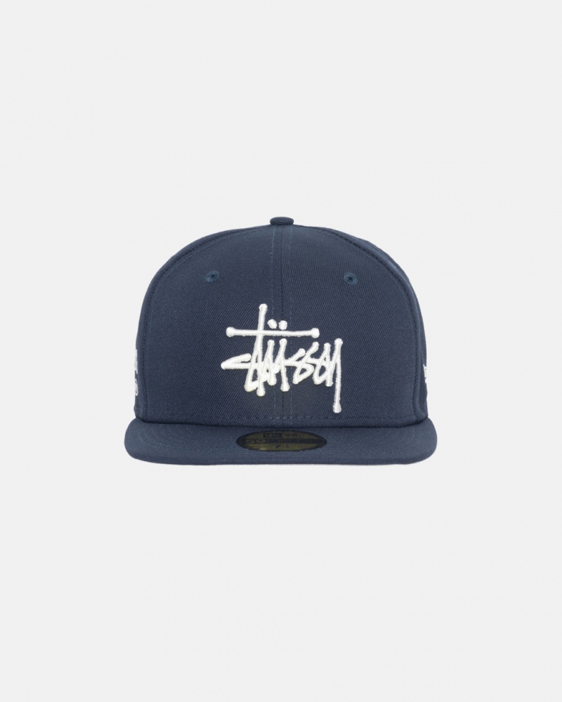 Stussy New Era 59Fifty Authentic - Unisex Azul Marino | TMXWZ17114