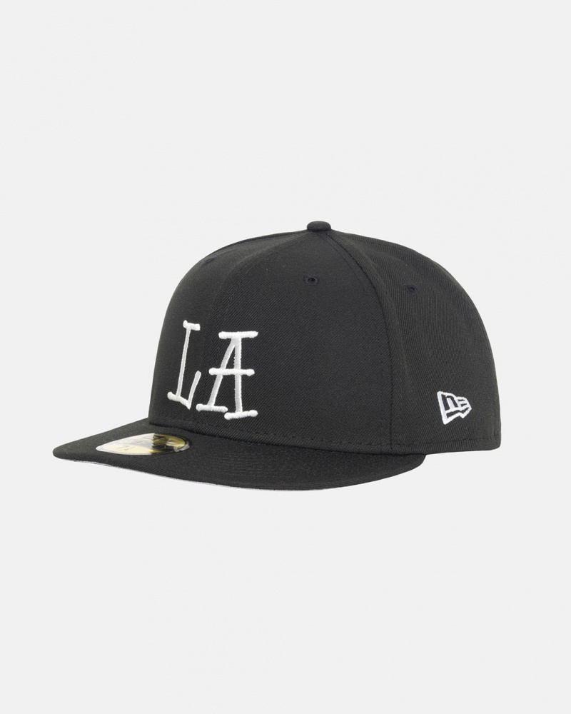 Stussy New Era 59Fifty La - Unisex Negros | SMXNY31641