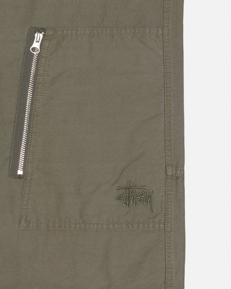 Stussy Nyco Flight Pant - Unisex Jeans Pants Verde Oliva | BMXSO90517