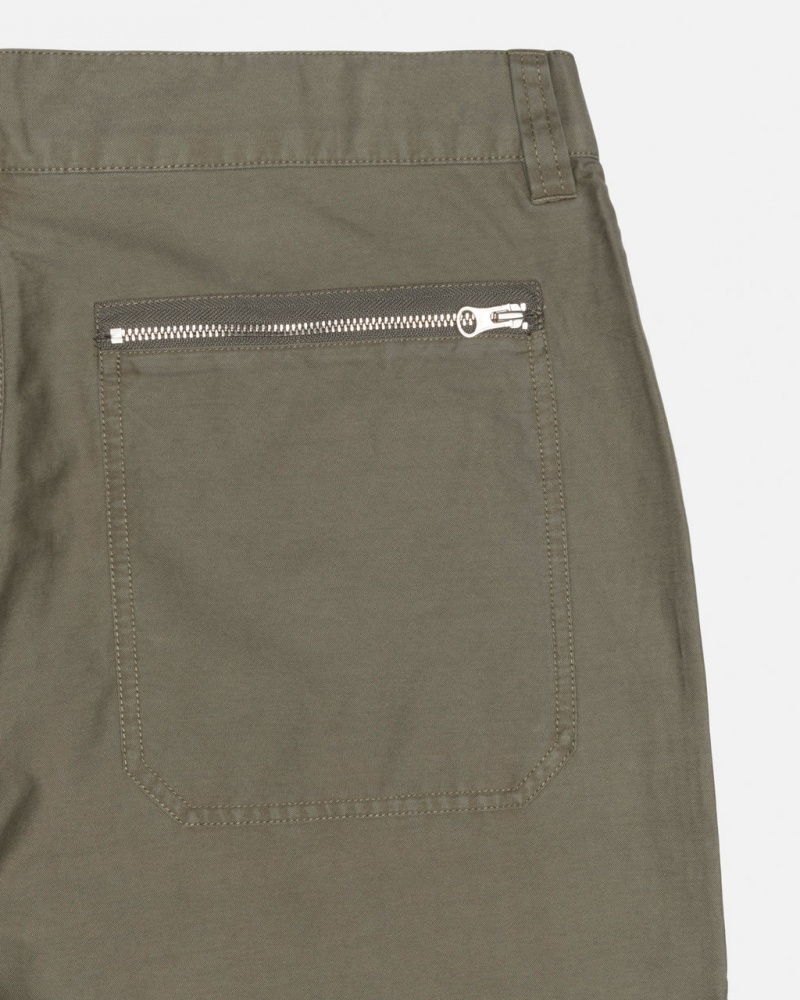 Stussy Nyco Flight Pant - Unisex Jeans Pants Verde Oliva | BMXSO90517