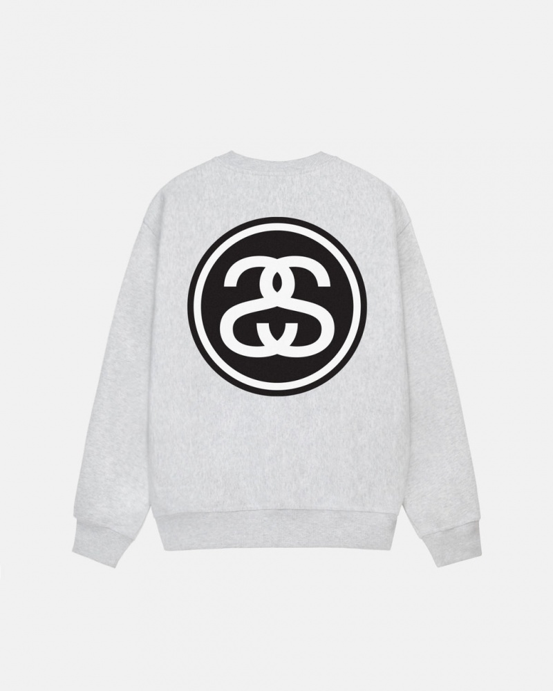 Stussy SS-Link Crew - Unisex Hoodies Grises | EMXHC26112