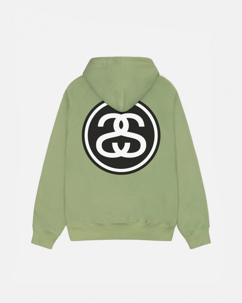 Stussy SS-Link Hoodie - Unisex Hoodies Verdes | UMXND67031