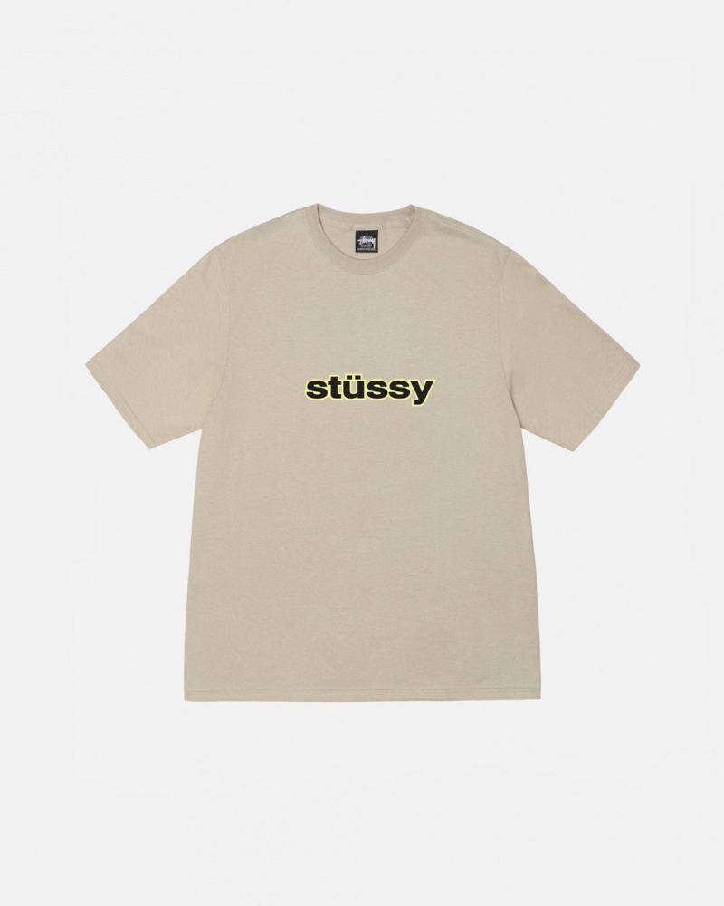 Stussy SS-Link Tee - Unisex Shortsleeve Kaki | EMXVG66564