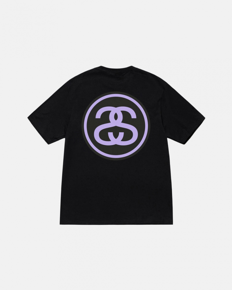 Stussy SS-Link Tee - Unisex Shortsleeve Negros | MXCIF19899