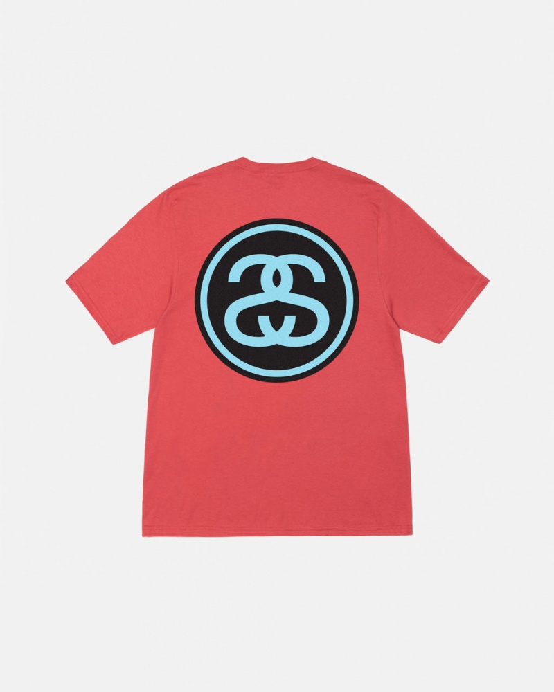 Stussy SS-Link Tee - Unisex Shortsleeve Rojos | XMXBH74492