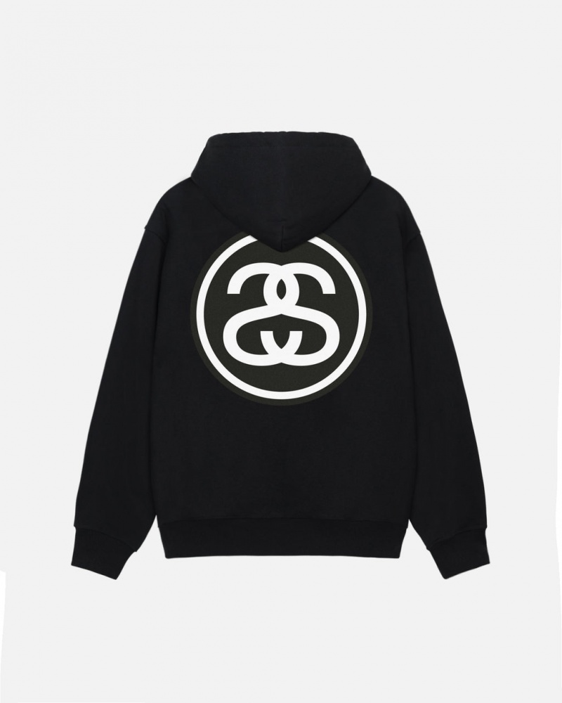 Stussy SS-Link Zip Hoodie - Unisex Hoodies Negros | MMXFT85350