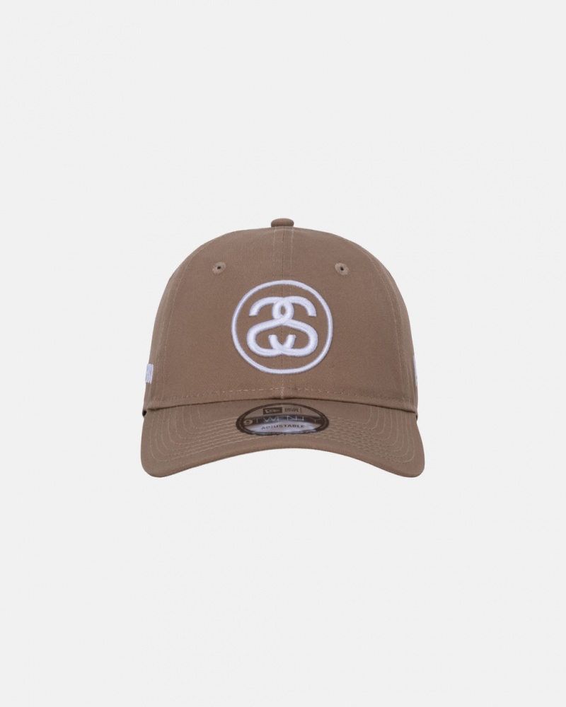 Stussy SS Link 9Twenty Cap - Unisex Kaki | QMXUV76217