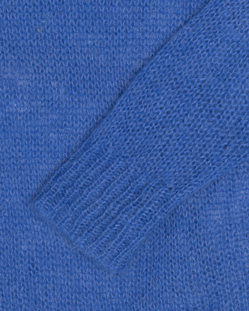 Stussy S Loose Knit Sueter - Unisex Sweaters Azules | SMXVO32617