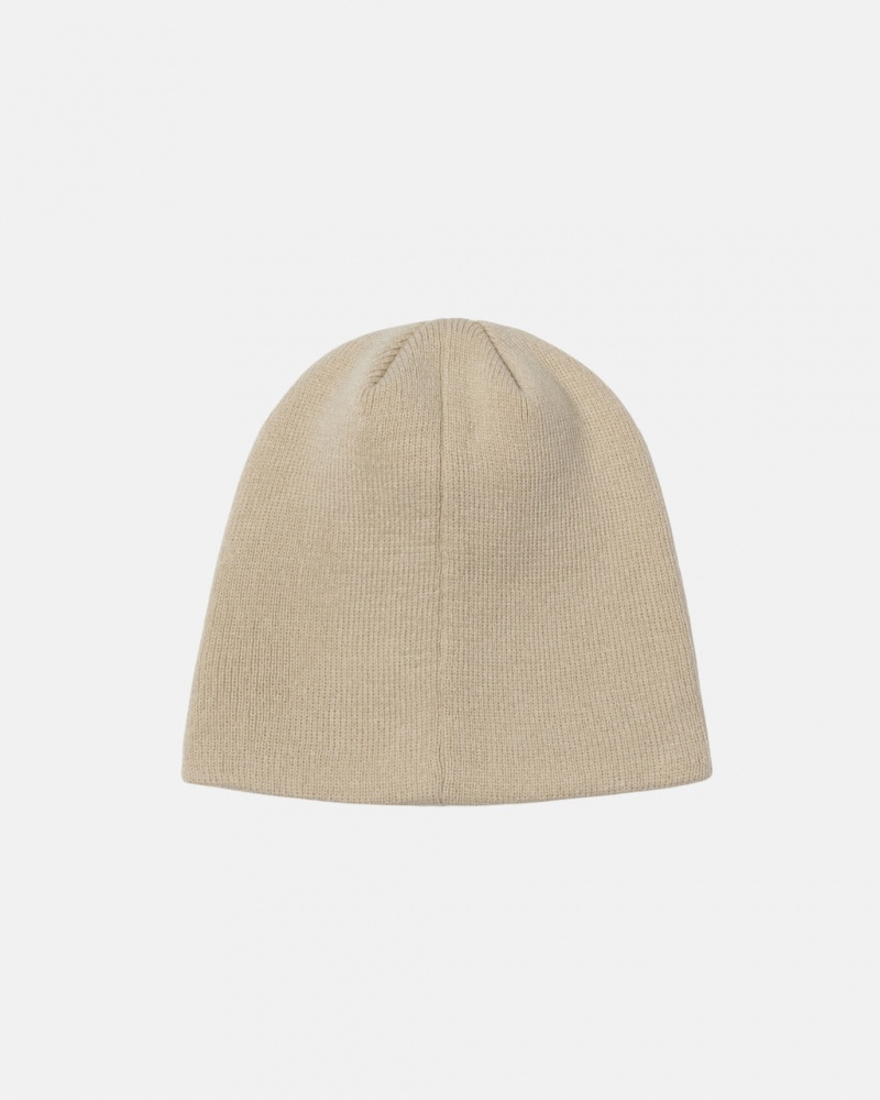 Stussy Skullcap Basic - Unisex Creme | FMXUI72068