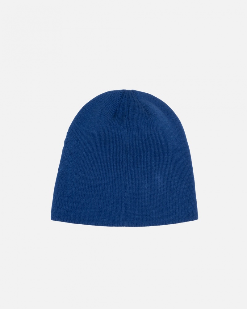 Stussy Skullcap Embossed Smooth Stock - Unisex Azul Rey | MXZDE26745