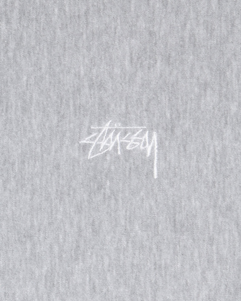 Stussy Stock Logo Crew - Unisex Hoodies Grises | MXNZX34836