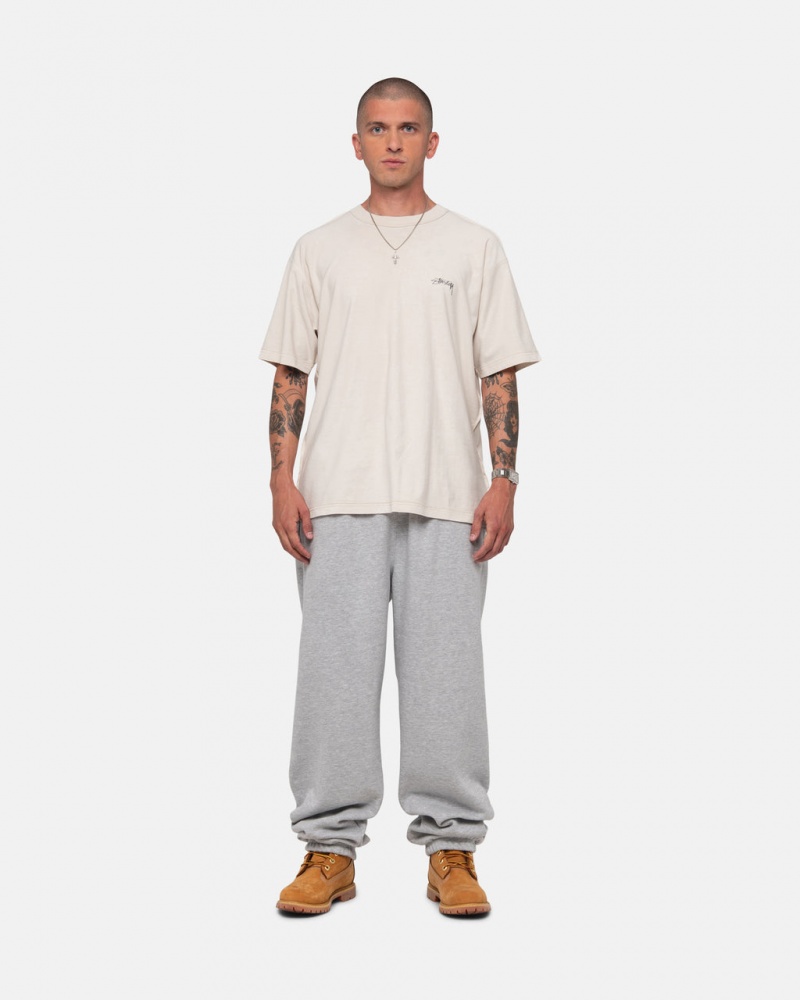 Stussy Stock Logo Sweatpant - Unisex Pants Grises | MXXBR50934