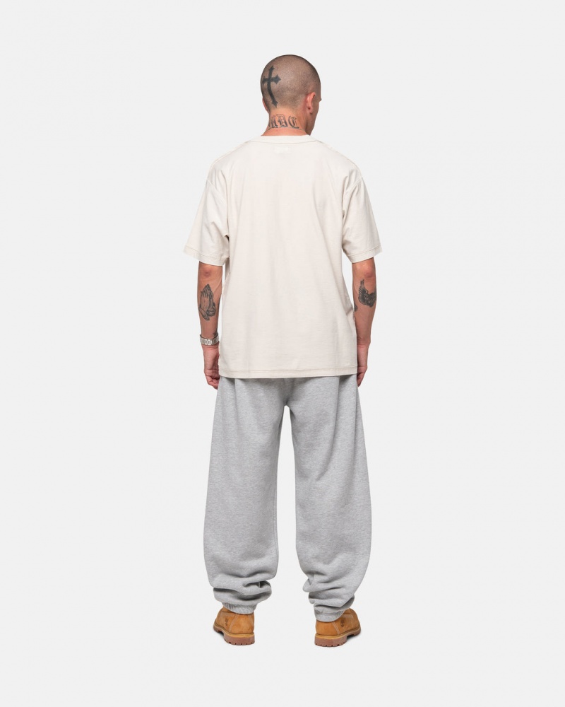 Stussy Stock Logo Sweatpant - Unisex Pants Grises | MXXBR50934