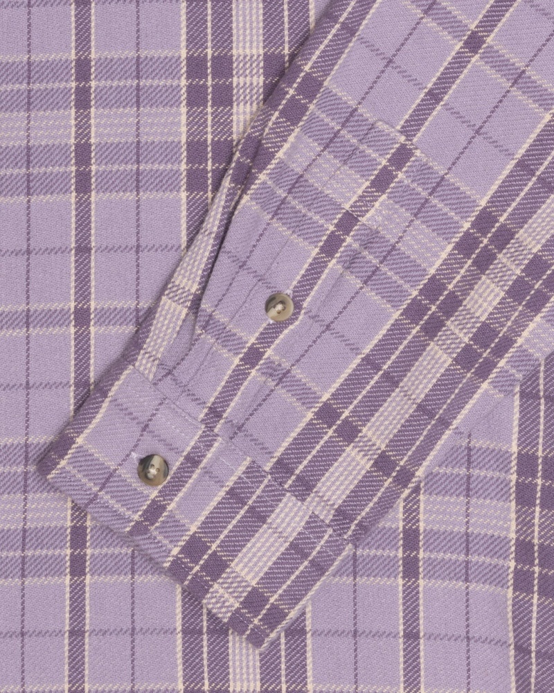 Stussy Stones Plaid Shirt - Unisex Tops Lavanda | XMXBH41709