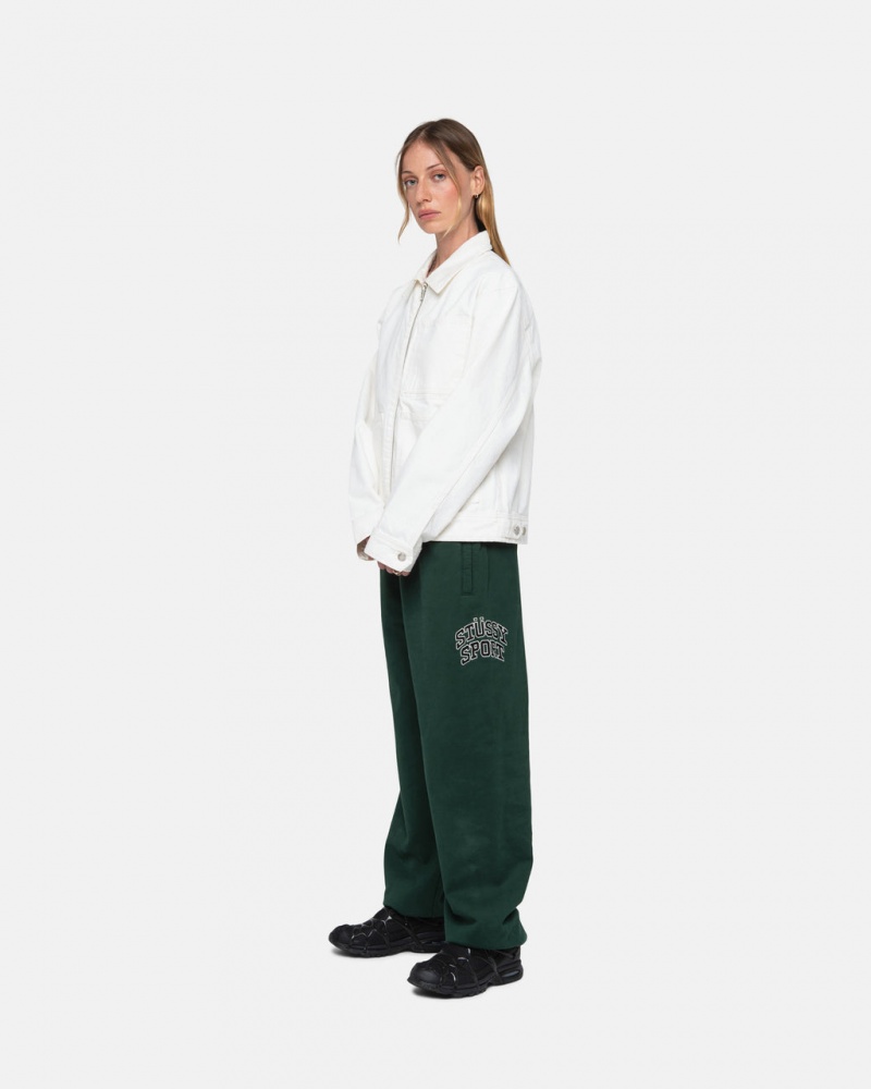 Stussy Stüssy Deporte Sweatpant - Unisex Jeans Pants Verdes Oscuro | XMXGW75528