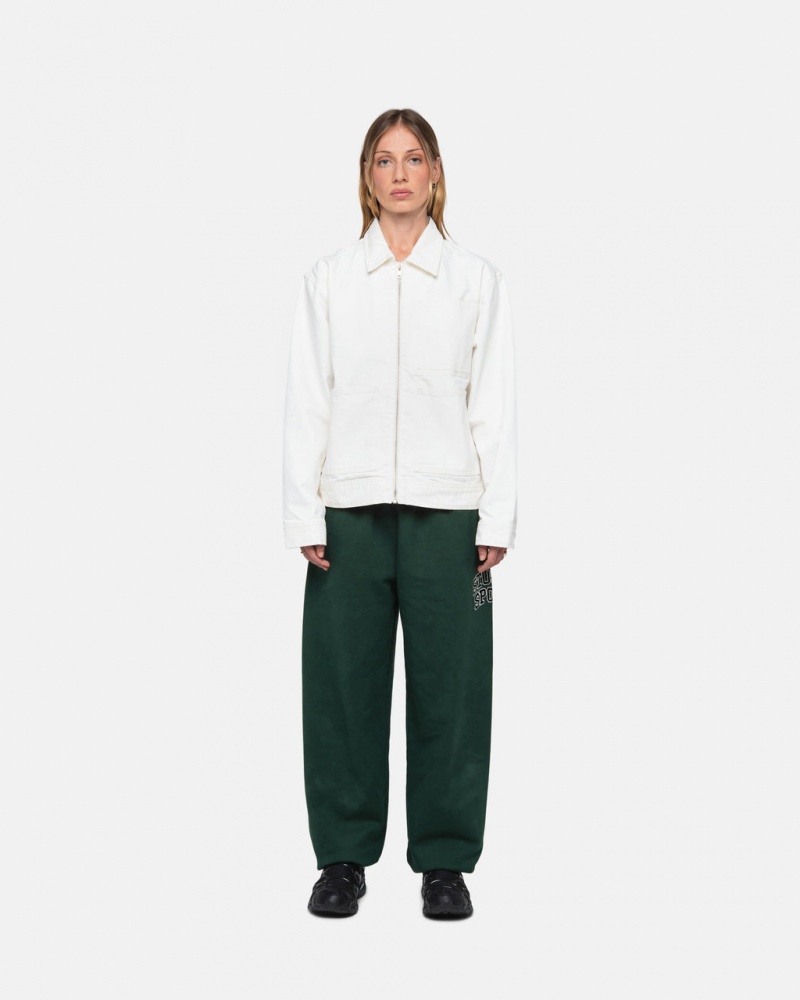 Stussy Stüssy Deporte Sweatpant - Unisex Jeans Pants Verdes Oscuro | XMXGW75528