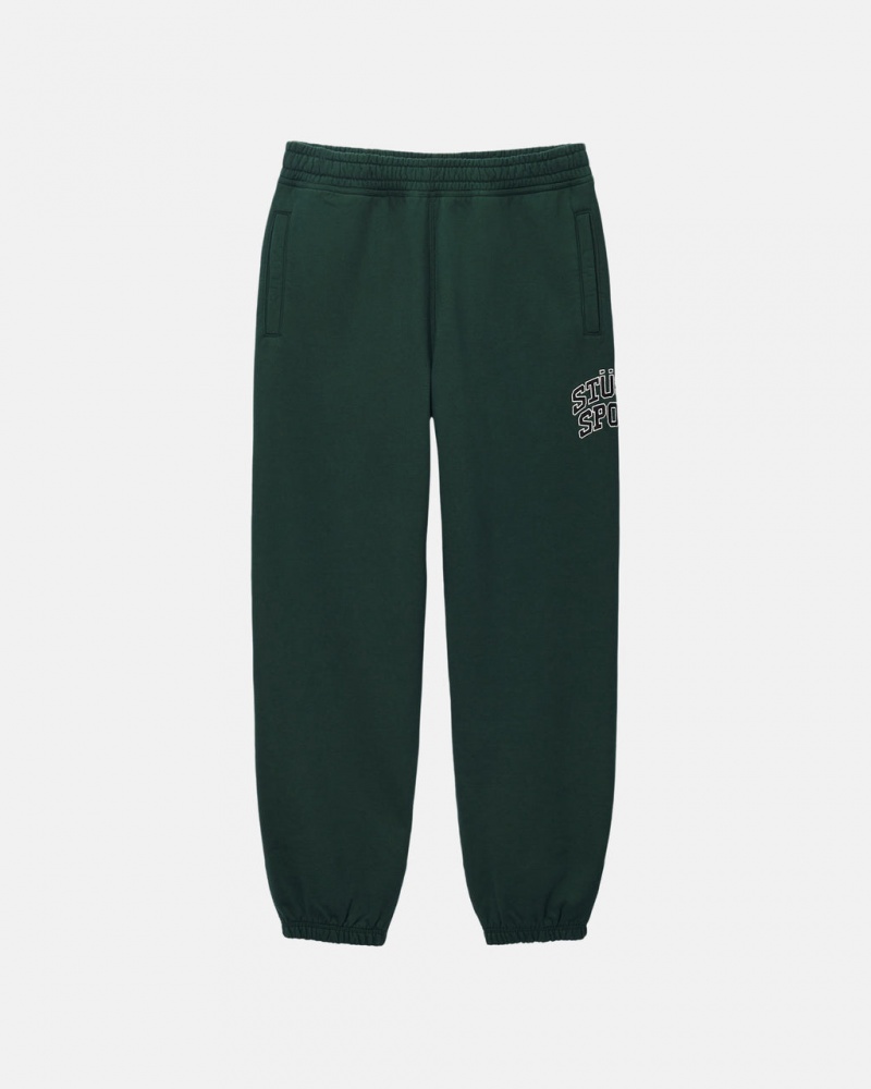 Stussy Stüssy Deporte Sweatpant - Unisex Jeans Pants Verdes Oscuro | XMXGW75528