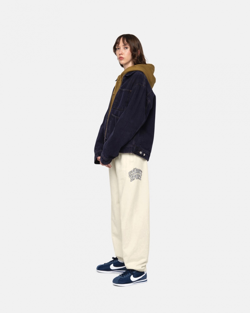 Stussy Stüssy Deporte Sweatpant - Unisex Jeans Pants Blancos | MXIIZ52938