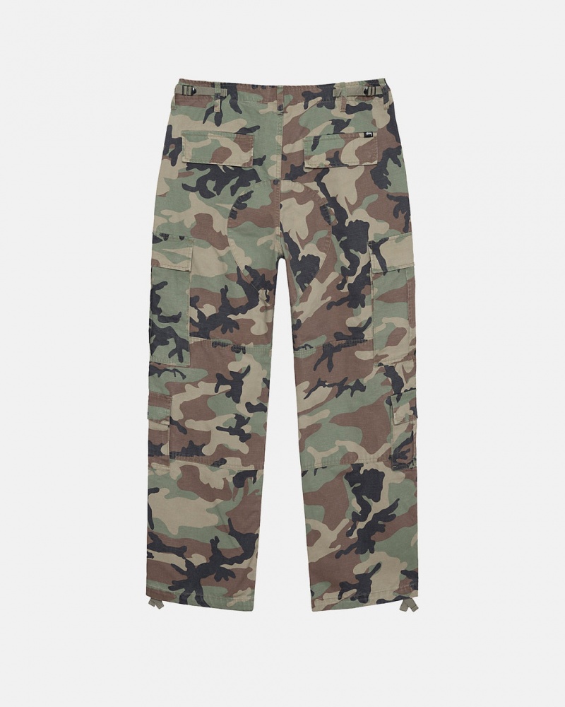 Stussy Surplus Cargo Ripstop - Unisex Jeans Pants Camuflados | MXQAV45609