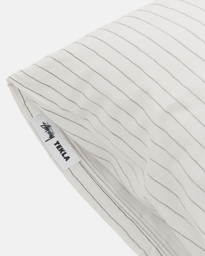 Stussy Tekla Percale Pillow Sham - Unisex Home Goods Blancos | MXJZR66998