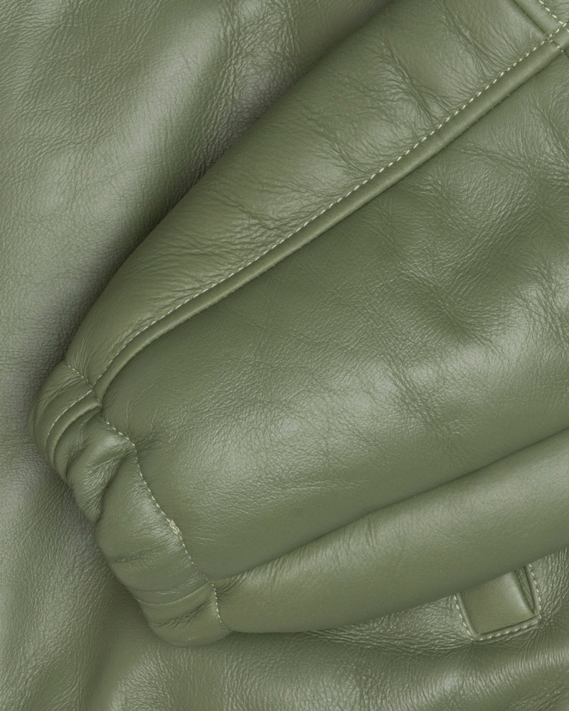 Stussy Trabajo Jacket Shearling - Unisex Jackets Verdes | DMXKV44039